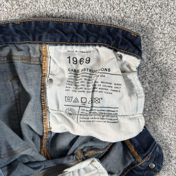 Gap 1969 Jeans Womens 31S Blue Curvy Stretch Denim Dark Wash Bootcut Zip Fly - Picture 9 of 12